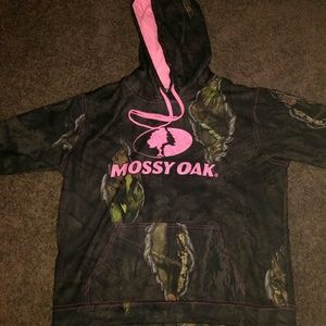 Pink camo Mossy Oak sweater